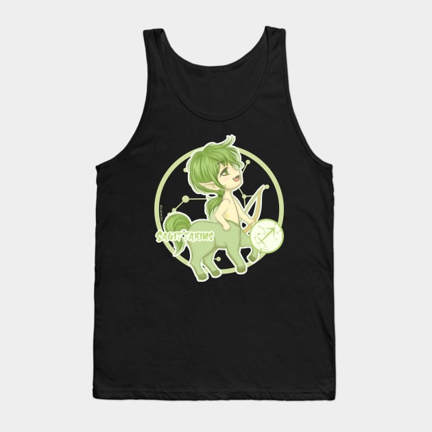 Chibi Zodiac Sagittarius Tank Top by LoShimizu